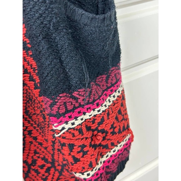 Lucky Brand Red & Black Cardigan - Picture 5 of 8